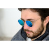 Очки Ray-Ban круглые 3447aqua-s