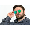 Очки Ray-Ban круглые 3447green-b