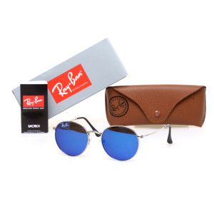 Очки Ray-Ban круглые 6002-blue фото