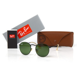 Очки Ray-Ban круглые 3447-green-b фото
