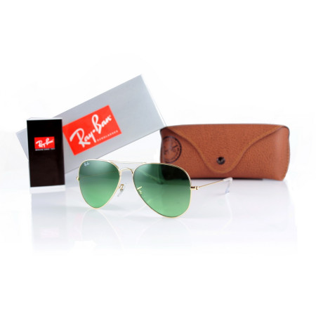 Очки Ray-Ban Original 3025green-gold